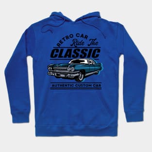 RIDE THR CLASSIC CAR CARTOON Hoodie